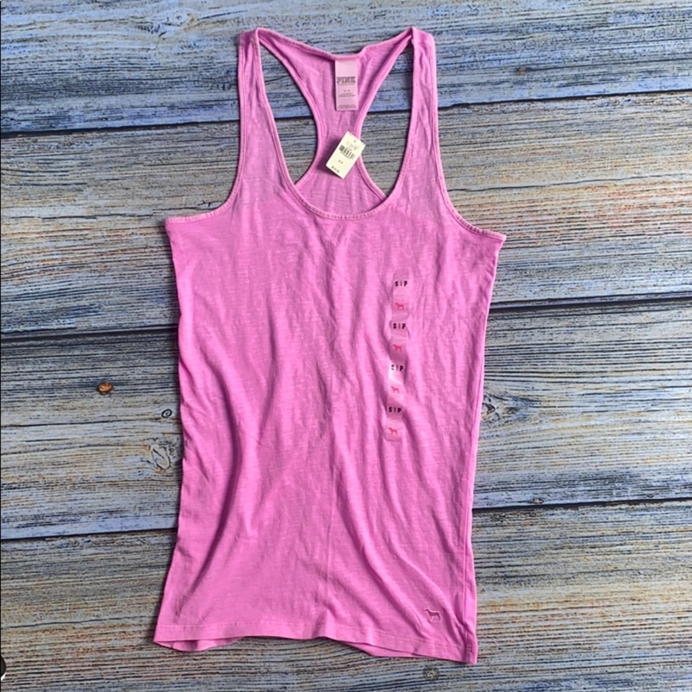 NWT “T back” VS Pink Tank